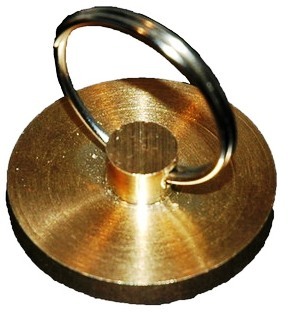 Пломбир латунный под пластилин (диаметр пломбира 24 мм.) с кольцом &nbsp;